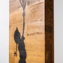Wallity Child And Balloons Escultura de pared en Negro